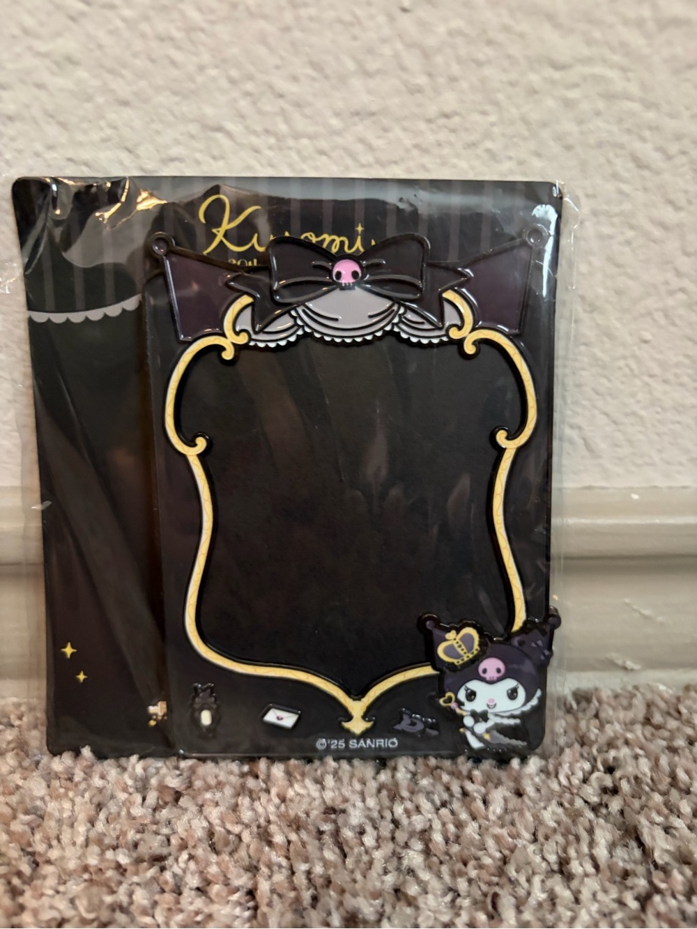Kuromi Sanrio Decorative Black Frame